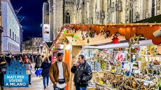 Il mercatino di Natale in Duomo a Milano [upl. by Aryan]