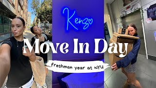 MOVE IN DAY AT NYU freshman year [upl. by Irrok]