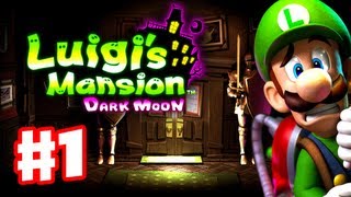 Luigis Mansion Dark Moon  Gameplay Walkthrough Part 1  A1 Poltergust 5000 Nintendo 3DS [upl. by Seiden]