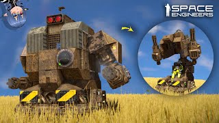 This Drivable Guard Robot is an Arm Control Simulator Space Engineers [upl. by Slorac]