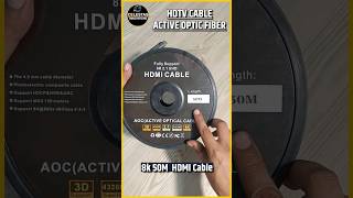 HDMI Optic fiber Cable hdmi cable hdmicable opticfiber networking cctv dahua hikvision [upl. by Rotkiv]