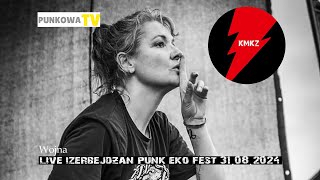 KMKZ  Wojna  live Izerbejdżan Punk Eko Fest 31082024 [upl. by Nylssej]