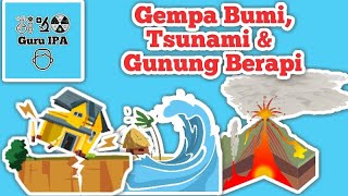 Seluk Beluk Terjadinya Gempa Bumi tsunami dan Gunung Berapi [upl. by Lenrow]