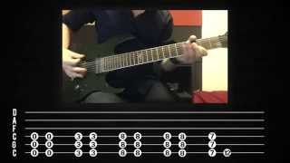 Three Days Grace  Riot Guitar Tutorial w Tabs by Kirjai [upl. by Auric969]