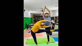 सूर्यनमस्कार का मंत्रों के साथ अभ्यास सीखिएMorning Yoga session with Dr Sandhyahealthylife [upl. by Naivad]