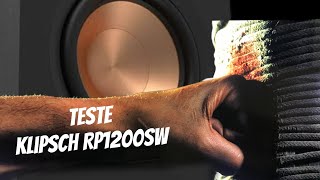 TESTE SUBWOOFER KLIPSCH RP 1200SW [upl. by Yleen]