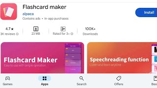 How To Install Flashcard Maker Apps  How To Download Flashcard Maker Apps [upl. by Einnoc]