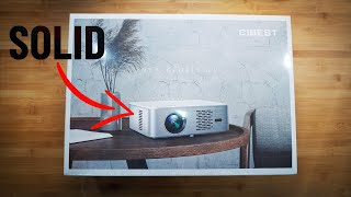 SOLID ENTRY PROJECTOR  CIBEST GLORIS G1  FULL REVIEW [upl. by Notrub]