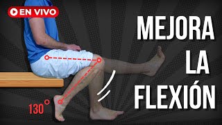 6 EJERCICIOS para mejorar la FLEXION de RODILLA fisioterapiatualcance [upl. by Etiuqram]