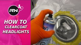 How to Restore Headlights with Clearcoat [upl. by Esinyl]