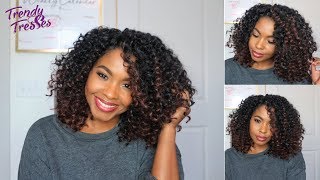 The PERFECT Ombre Crochet Install  Easy Braid Pattern  Trendy Tresses [upl. by Hoxsie]