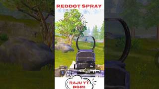 REDDOT HACKER SPRAY IN BGMI bgmi shortsfeed ytshorts pubgmobile [upl. by Neelac]