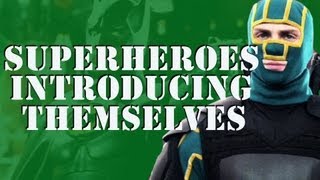 Superheroes Introducing Themselves  Supercut [upl. by Naltiac]