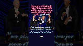 Clooney and Roberts Help Biden Raise 30 MillionPlus at StarStudded Hollywood Gala Biden [upl. by Karia]