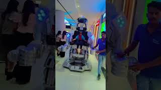 Robot ride 😁💪 psy gangnamstyle tv music dance mickeymous shortsvideo kids parislifesty [upl. by Anelram19]