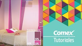 ▶️Aprende a combinar 3 colores en tus paredes [upl. by Learsi]