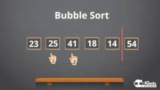 A Bubble Sorting Algorithm animated example [upl. by Burtie294]