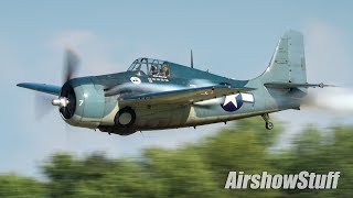 Grumman Wildcat Aerobatics  EAA AirVenture Oshkosh 2018 [upl. by Lizned]