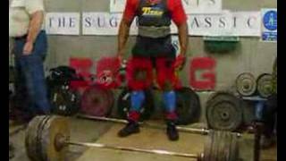 Mark Felix 280kg  400kg deadlift  the sugden classic [upl. by Ajim666]