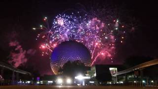 New Years Eve 20102011 at Epcot in Walt Disney World  Party DJ Fireworks [upl. by Anelis]