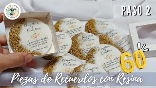 APRENDE a encapsular TEXTO en resina y crea recuerdos inolvidables para bodas [upl. by Estren]