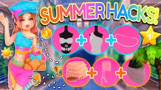 SUMMER Dress To Impress HACKS That Help Get 1ST PLACE 🏅 10 OUTFIT HACKS amp Ideas  ROBLOX [upl. by Gustavo]