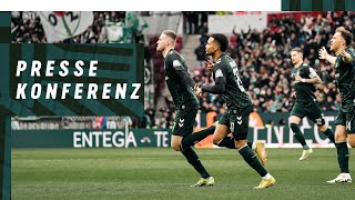 1 FSV Mainz 05  SV Werder Bremen 01  Pressekonferenz  SV Werder Bremen [upl. by Idna886]