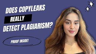 Copyleaks Plagiarism Checker Review [upl. by Etyam10]