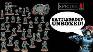 Warhammer The Horus Heresy Legiones Astartes Battle Group Unboxing [upl. by Leitnahs]