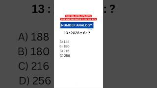 SSC CGL 2024  SSC GD  RRB NTPC reasoning analogy  reasoning analogy tricks shorts analogy yt [upl. by Thisbe]