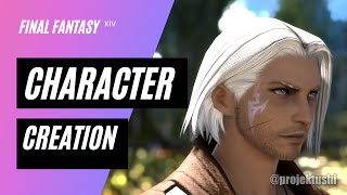 FFXIV Endwalker 👨‍🦱 Hyur Midlander Male Face 7 Character Creation Guide [upl. by Lutim]