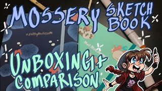 Mossery Sketchbook Unboxing and Comparison [upl. by Seto]