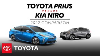 2022 Toyota Prius vs 2022 Kia Niro  Toyota [upl. by Eimme]