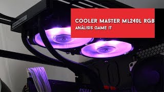 Cooler Master MasterLiquid ML240L RGB análisis en español [upl. by Richella]