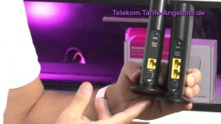 Installation  Einrichtung Telekom WLAN Bridge Speedport W 102 duo [upl. by Yde]