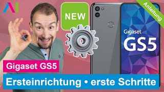 Gigaset GS5  Ersteinrichtung  Konfiguration • 📱 • ⚙️ • ☑️ • Anleitung  Tutorial [upl. by Ajak]