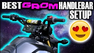 BEST GROM HANDLEBAR SETUP 2018  HOWTO  Install amp Review [upl. by Nitnilc]