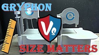 Gryphon Vs Gryphon quotsize mattersquot band saw comparison [upl. by Ahseina678]