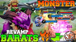 Upcoming Barats Revamp Gameplay  MLBB Barats Best Build 2023 Tutorial Guide Jungle Tank Build MLBB [upl. by Lerim]