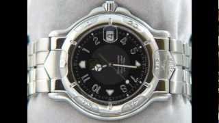 TAG Heuer 6000 Automatic Chronometer Full size Man with Black Dial WH51142 [upl. by Nalym185]