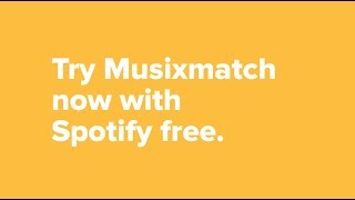 Get the Musixmatch lyrics for your Spotify music now also available for Spotify free on iOS [upl. by Manvell]