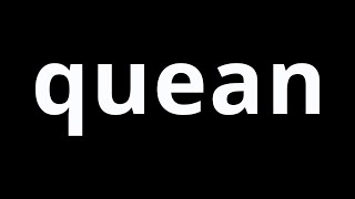 Video Word Of The Day  Quean [upl. by Ainehs]