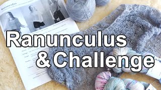 Ranunculus amp Gewinnspiel zur Challenge  Strickpodcast 70 [upl. by Norris440]