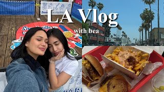 LA VLOG  first time in la with Bea  shopping at the grove [upl. by Syman627]