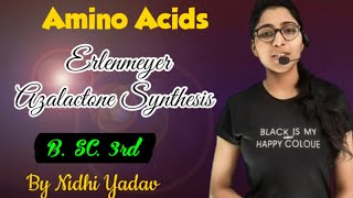 Preparation Method of Amino Acids Erlenmeyer Azalactone Synthesis B SC 3rd [upl. by Liv]