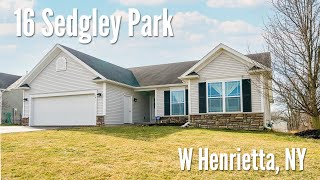 16 Sedgley Park W Henrietta NY [upl. by Yemorej730]