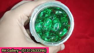 Vitamin E Capsule for hair 60 pieces Hair Soft Gel চুল দ্রুত লম্বা করে চুল পরা বন্ধ করে [upl. by Ealasaid]