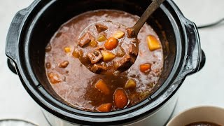 Slow Cooker Beef Stew  Easy Peasy Great Dinner [upl. by Demeter822]