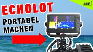 Echolot portabel machen  mobilen Fischfinder Koffer selber bauen  Garmin Livescope  Teil 1 [upl. by Enicul568]