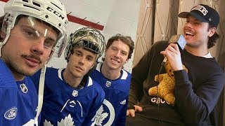 Auston Matthews Joined Spittin Chiclets To Break Down Justin Bieber Vs Jordan Binnington [upl. by Miuqaoj]